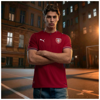 Футболни отбори футболна фланелка Czech republic 2026 home