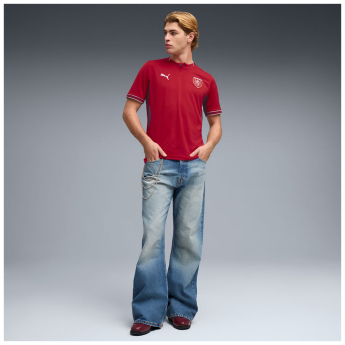 Футболни отбори футболна фланелка Czech republic 2026 home