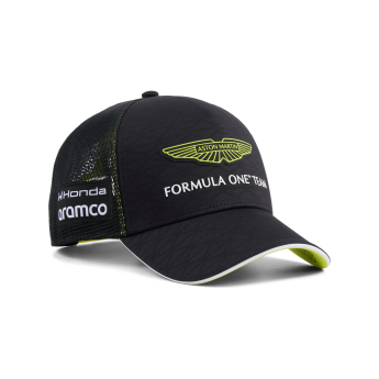 Aston Martin баскетболна шапка с козирка Lance Stroll black F1 Team 2026