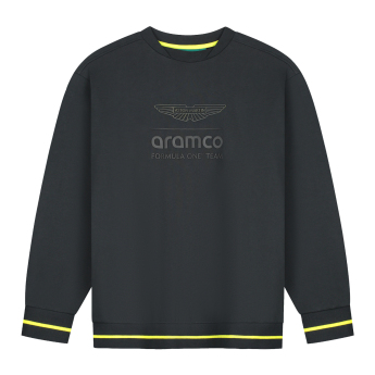 Aston Martin мъжки суитшърт oversized Stealth black F1 Team 2026
