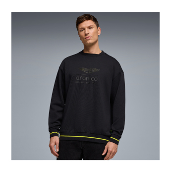 Aston Martin мъжки суитшърт oversized Stealth black F1 Team 2026