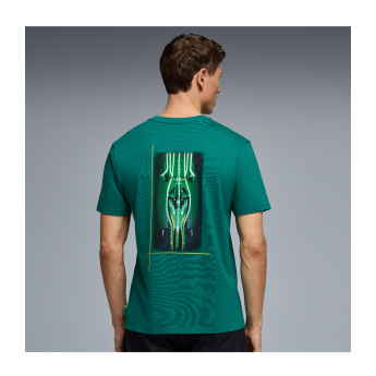 Aston Martin мъжка тениска Car Graphic green F1 Team 2026