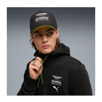 Aston Martin баскетболна шапка с козирка logo black F1 Team 2026