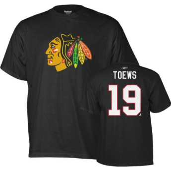 Chicago Blackhawks мъжка тениска black Jonathan Toews