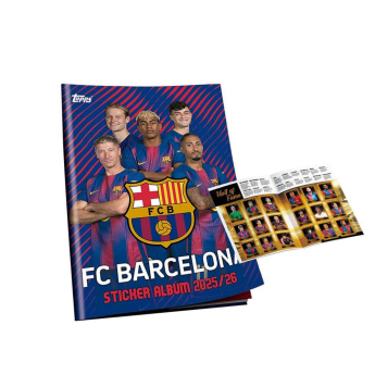 FC Barcelona комплект стикери complete with album 2025/26