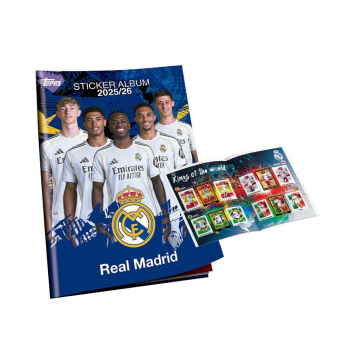 Real Madrid CF комплект стикери complete with album 2025/26