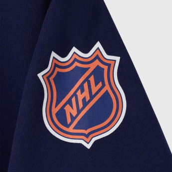 Edmonton Oilers мъжки суитшърт с качулка OVO navy