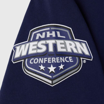 Edmonton Oilers мъжки суитшърт с качулка OVO navy