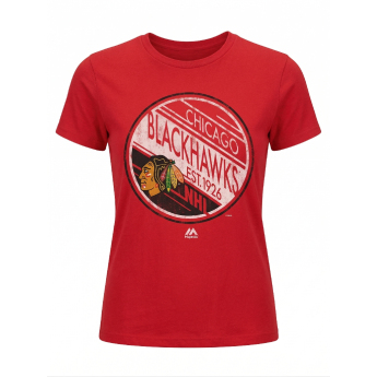 Chicago Blackhawks дамска тениска Circle red