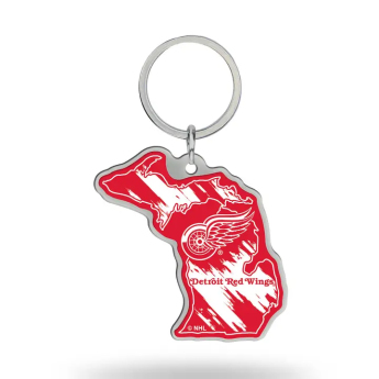 Detroit Red Wings висулка за ключодържател State Shape