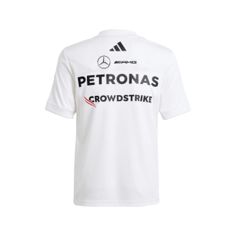 Mercedes AMG Petronas детска тениска white official Teamline Replica F1 Team 2025