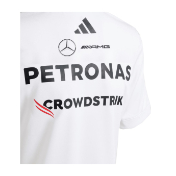 Mercedes AMG Petronas детска тениска white official Teamline Replica F1 Team 2025