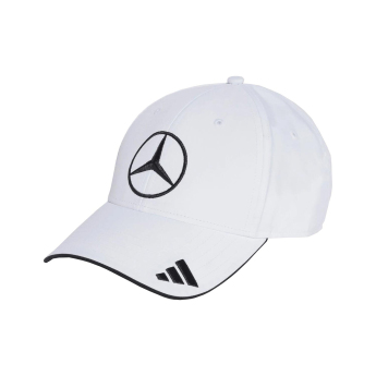 Mercedes AMG Petronas баскетболна шапка с козирка white official Teamline Replica F1 Team 2025