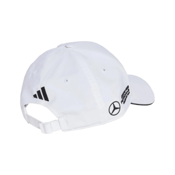 Mercedes AMG Petronas баскетболна шапка с козирка white official Teamline Replica F1 Team 2025