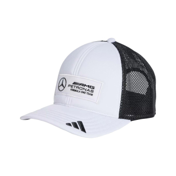 Mercedes AMG Petronas баскетболна шапка с козирка Logo Trucker white F1 Team 2025