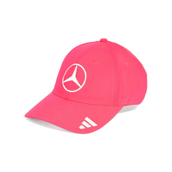 Mercedes AMG Petronas баскетболна шапка с козирка Summer pink F1 Team 2025