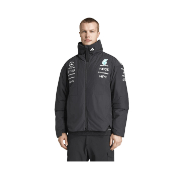 Mercedes AMG Petronas мъжко яке с качулка Rain black F1 Team 2026