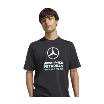 Mercedes AMG Petronas мъжка тениска Large Logo black F1 Team 2026