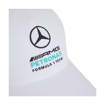 Mercedes AMG Petronas баскетболна шапка с козирка DNA white F1 Team 2026