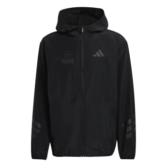 Mercedes AMG Petronas мъжко яке с качулка Stealth black F1 Team 2026