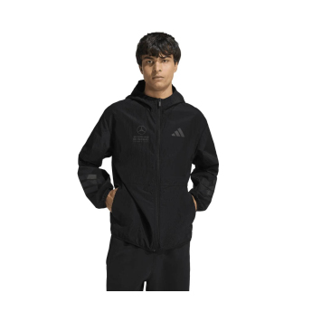 Mercedes AMG Petronas мъжко яке с качулка Stealth black F1 Team 2026