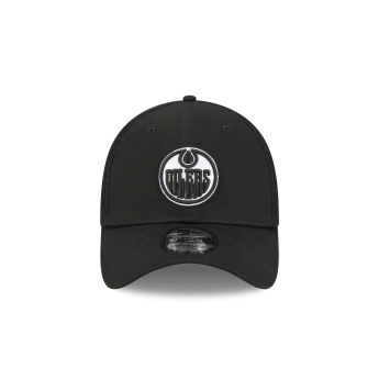 Edmonton Oilers баскетболна шапка с козирка NEW ERA 3930 neo black