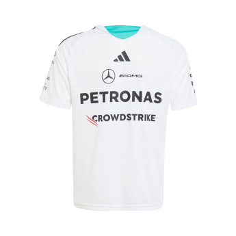 Mercedes AMG Petronas детска тениска white official Teamline Replica F1 Team 2026