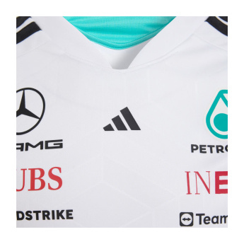 Mercedes AMG Petronas детска тениска white official Teamline Replica F1 Team 2026