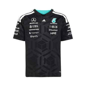 Mercedes AMG Petronas детска тениска black official Teamline Replica F1 Team 2026