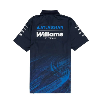 Williams Martini Racing мъжка поло тениска blue official Teamline Replica F1 Team 2026