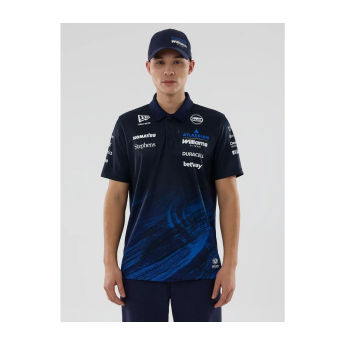 Williams Martini Racing мъжка поло тениска blue official Teamline Replica F1 Team 2026