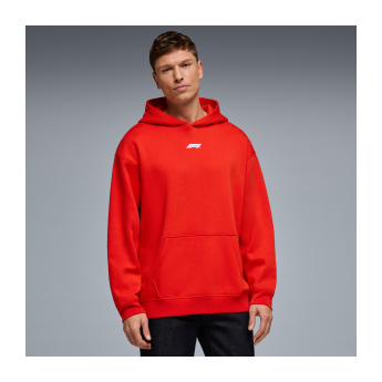 Formula 1 мъжки суитшърт с качулка Racing Line red 2026