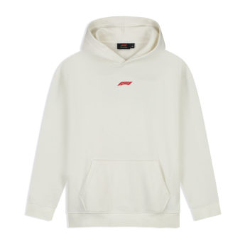 Formula 1 мъжки суитшърт с качулка Racing Line white 2026