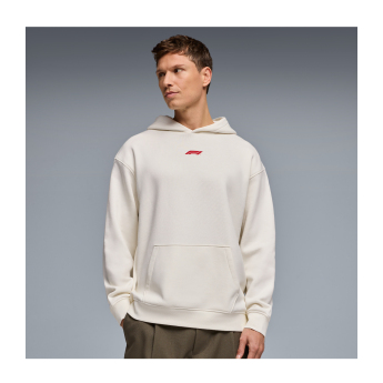 Formula 1 мъжки суитшърт с качулка Racing Line white 2026