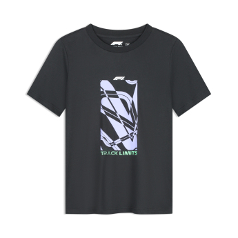 Formula 1 детска тениска Track Limits black 2026