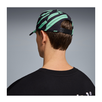 Formula 1 баскетболна шапка с козирка Track Graphic green 2026