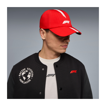 Formula 1 баскетболна шапка с козирка Racing Line red 2026