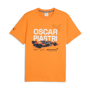 McLaren Honda мъжка тениска Oscar Piastri orange F1 Team 2026