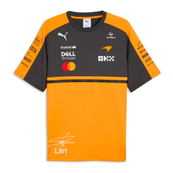 McLaren Honda мъжка тениска Lando Norris #1 official Teamline Replica F1 Team 2026