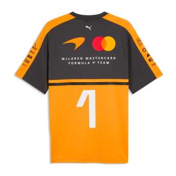 McLaren Honda мъжка тениска Lando Norris #1 official Teamline Replica F1 Team 2026