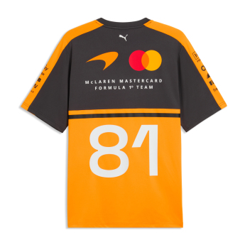 McLaren Honda мъжка тениска Oscar Piastri #81 official Teamline Replica F1 Team 2026