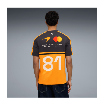 McLaren Honda мъжка тениска Oscar Piastri #81 official Teamline Replica F1 Team 2026