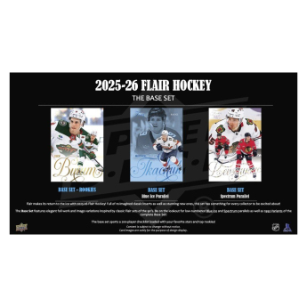 NHL кутии хокей карти NHL 2025-26 Upper Deck Flair Hockey Hobby Box