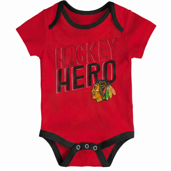 Chicago Blackhawks детско боди 3 pcs Triple Clappers Creeper