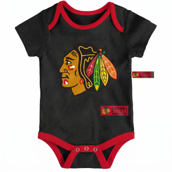 Chicago Blackhawks детско боди 3 pcs Triple Clappers Creeper