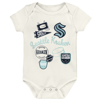 Seattle Kraken детско боди Littlest Player 3Pk Creeper Se