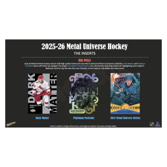 NHL кутии хокей карти NHL 2025-26 Upper Deck Skybox Metal Universe Blaster Box