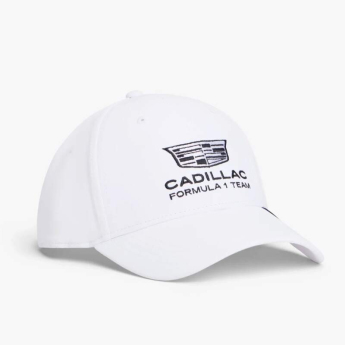 Cadillac F1 баскетболна шапка с козирка official Teamline Replica white F1 Team 2026