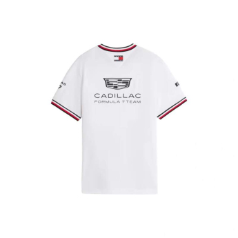 Cadillac F1 мъжка тениска Valtteri Bottas #77 official Teamline Replica white F1 Team 2026