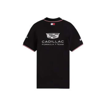 Cadillac F1 мъжка поло тениска Sergio Perez #11 official Teamline Replica black F1 Team 2026